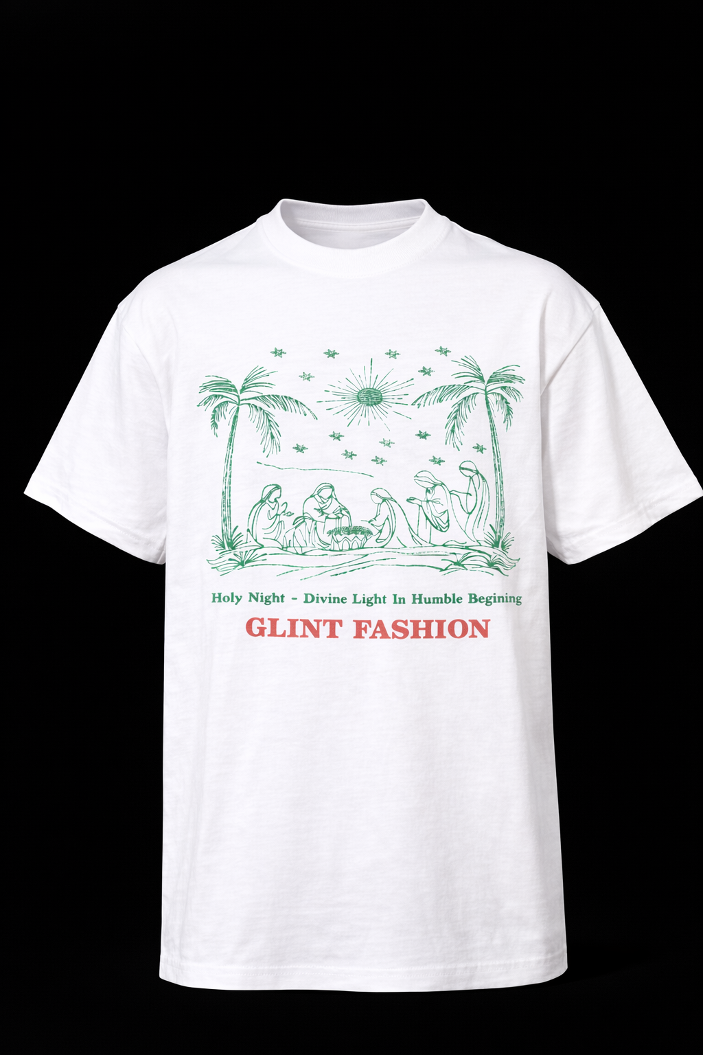 Holy Night Monogram Round Neck (Short Sleeve)